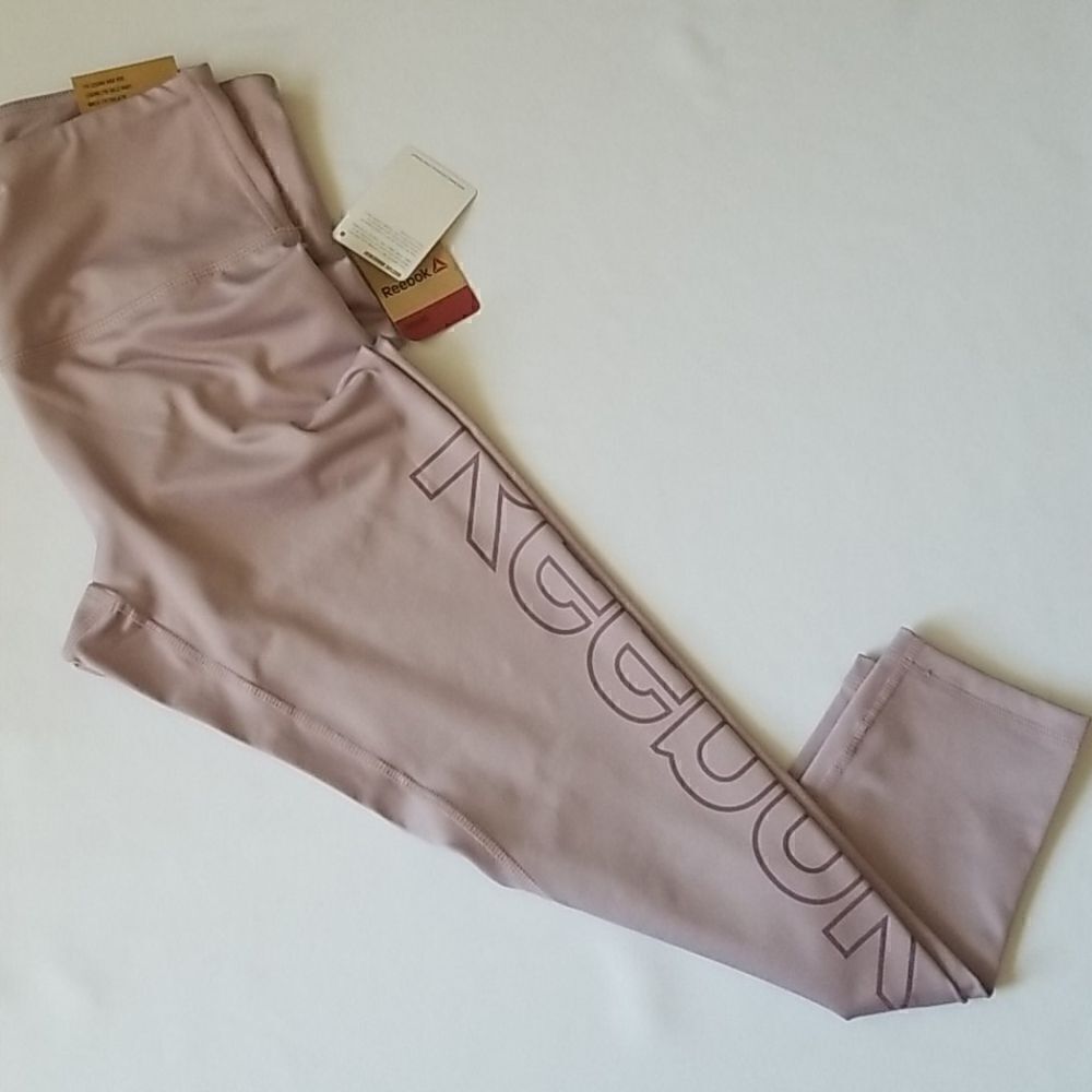 Reebok Graphic Highrise Legging, Sea Fog, NWT, M - Picture 3 of 8